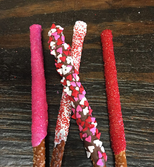 Valentine's Day Assorted Pretzel Rods