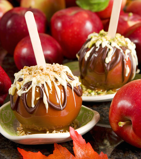 Make your own caramel apples using fresh products from Piazza Produce!